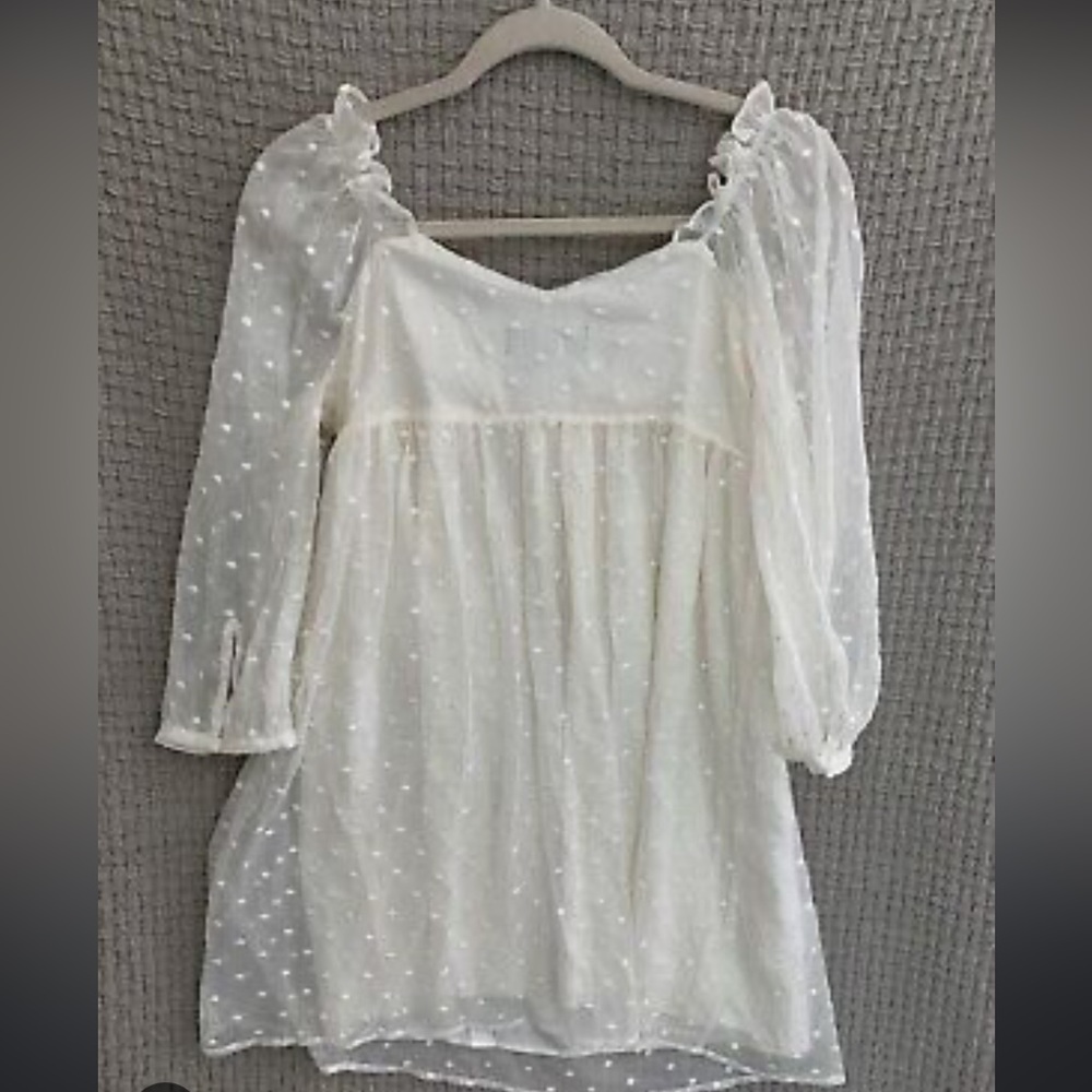 ModCloth NWT White Women’s Dress Size Medium